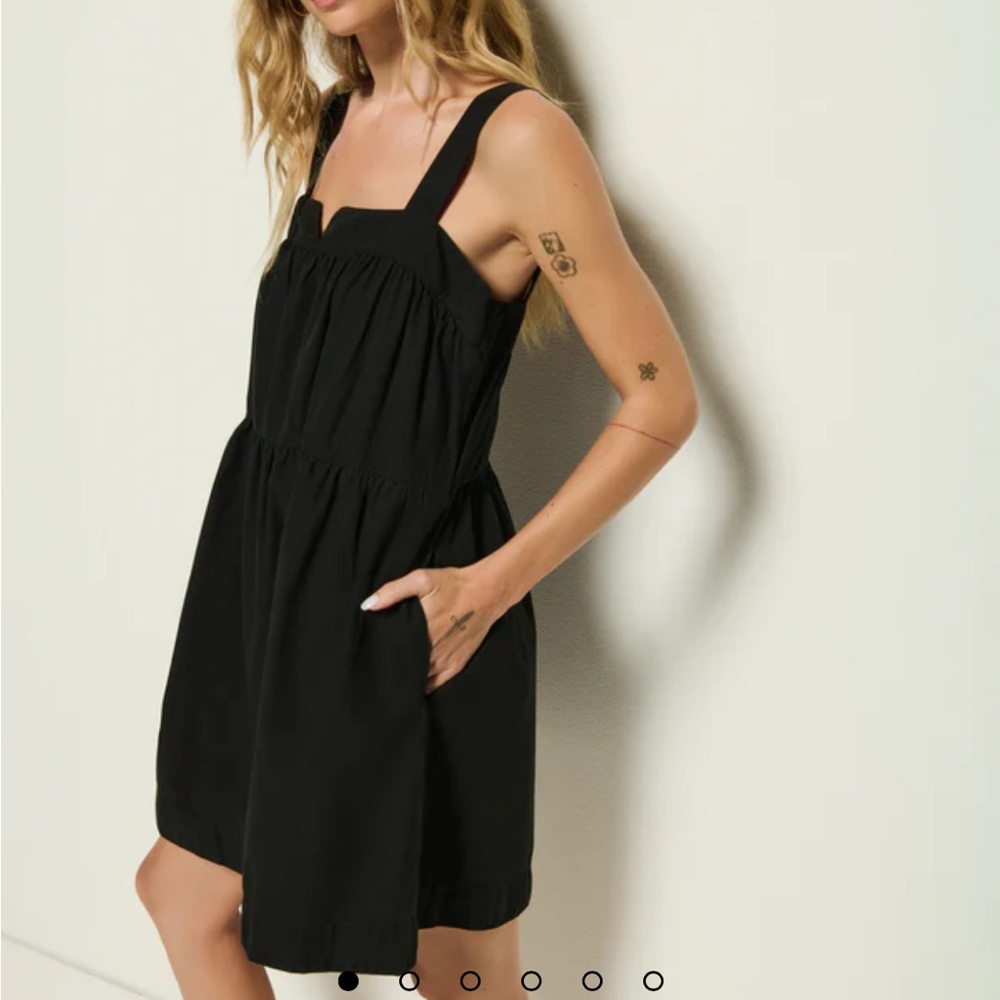Nation Los Angeles / Anthropologie Claribel Mini Dress- Black Small
